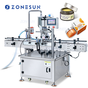 เครื่องบรรจุครีมวาสลีนแบบหัวเดียว ZONESUN ZS-YT1T-1PX พร้อมปั๊มเซอร์โวแบบลูกสูบ สำหรับบรรจุภัณฑ์ครีมบำรุงผิว<span class=keywords><strong>หน้า</strong></span>และเครื่องสำอางชนิดข้น พร้อมปั๊มป้อนวัตถุดิบ - Product Image 1