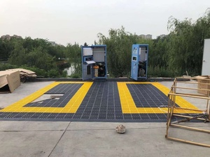 Modular Interlocking PP Garage Tiles Car Wash Plastic Flooring Durable <b>Floor</b> Mat for Garages - Product Image 3