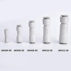 วาล์วทางเดียวแบบนิวเมติก ข้อต่อ SPU6 แบบเชื่อมเร็ว ข้อต่อตรง ข้อต่อข้อศอก SPV10/12 มม. วาล์วกันกลับพลาสติก AKH08-00 - Product Image 2