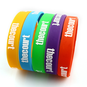 Bracelets <span class=keywords><strong>en</strong></span> Silicone, bracelet de poignet, fournisseur, personnalisé, bon marché, caoutchouc artificiel imprimé avec Logo personnalisé, sport - Product Image 6