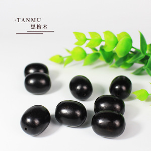 ลูกปัดไม้มะเกลือรูปไข่ขนาด 15x19 มม. ขัดเงา สำหรับทำสร้อยข้อมือ DIY เครื่องประดับพุทธศาสนา ผลิตที่หางโจว - Product Image 2