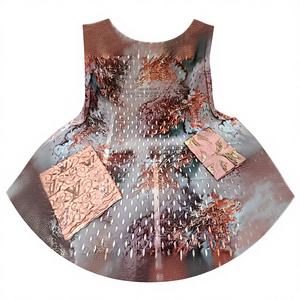 Tela Jacquard de Seda 100% en Oferta, Multicolor, Estilo Faransawi, Tejido Dirac, Peso Medio, Transpirable, 60 g/m², Ancho de 58/60 Pulgadas, para Vestidos de Mujer - Product Image 1