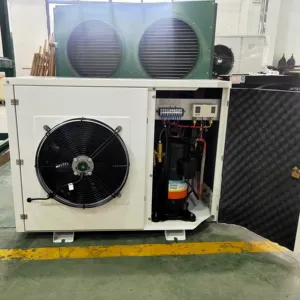 Factory Price 5HP 10HP 15HP Air Cooled Open-type Low Temperature Scroll Condensing Unit For Cold Room