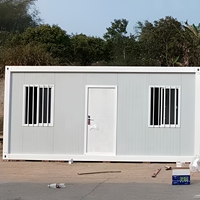 Maison préfabriquée en conteneur moderne, économique et portable, à chambre unique, facile à assembler, en kit, en acier, pour habitation ou dortoir