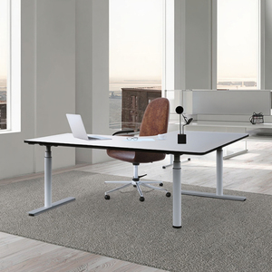 Zgo hiện đại đứng bàn Ergonomic điều hành L hình dạng 3 chân ba động cơ điện chiều cao có thể điều chỉnh có thể gập lại văn phòng nhà góc - Product Image 4