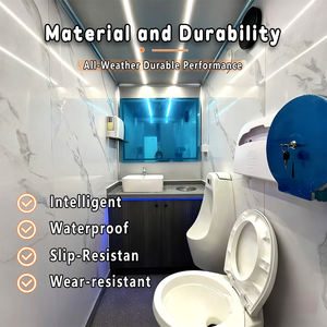 Remolques de <span class=keywords><strong>Baño</strong></span> Portátiles de Acero de Lujo para Bodas, Uso en Parques al Aire Libre, Ecológicos, Duraderos, Móviles, de <span class=keywords><strong>Alquiler</strong></span>, Contemporáneos - Product Image 2