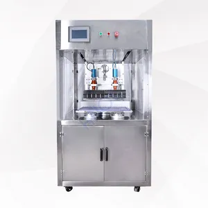 Mesin pemotong pengiris dasar kue dan roti krim napoleon es krim beku otomatis putar industri ultrasonik harga