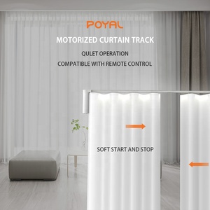 Alexa Google <strong>Home</strong> <strong>Smart</strong> Curtain System Tuya Wifi Intelligent Automatic Curtain Opener Aluminum Electric Motors DC 12v For Drapes - Product Image 3