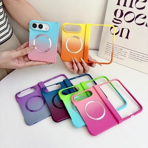Wholesale Matte Gradient Magnetic Phone Case for iPhone 18 Ultra <b>Wireless</b> Charging Ultra Thin <b>PC</b> Shockproof Hard Cover - Product Image 3