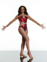 Tenue de majorette en maille pour femme, uniforme au design classique, confortable à porter pour les événements de défilé et les spectacles sur scène