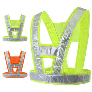 Likai Reflective Safety Vest High Visibility Traffic Cycling Vest With Shoulder Straps For Road Construction Work - Product Image 4