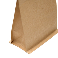 Sac en papier kraft biodégradable Foshan pour noix, design autoportant, fenêtre personnalisée pour l'affichage des produits à base de noix