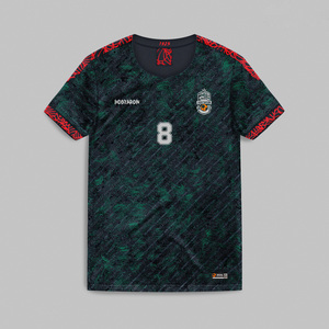 HOSTARON grosir Kit sepak bola pria Set lengkap sepak bola kustom poliester cetak nama Jersey dewasa Set Uniforem sepak bola dengan Logo - Product Image 4
