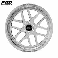 Jantes forgées concaves personnalisées 24x14 26x14 28x16 30x16 pour pick-up, 8x165.1 8x170 8x180, roues de camion polies avec enjoliveurs flottants personnalisés