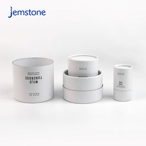 Emballage écologique en tube de carton artisanal pour bougies et bocaux en verre, conçu pour les marchés de cadeaux de luxe - Product Image 5