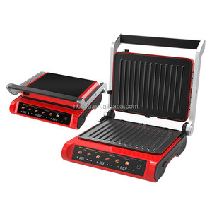Aifa 2000W Contact Barbecue électrique Passe au lave-vaisselle Plaques réversibles Grille de presse à <span class=keywords><strong>viande</strong></span> en <span class=keywords><strong>fonte</strong></span> Grille de contact numérique - Product Image 6