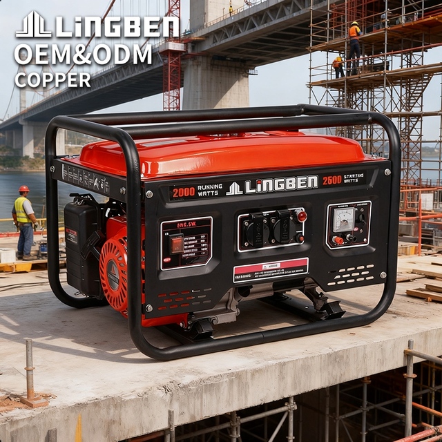 LINGBEN 3500L 3KW Reliable Portable Gasoline Generator Backup Power Gasoline Generator for Residential & Commercial