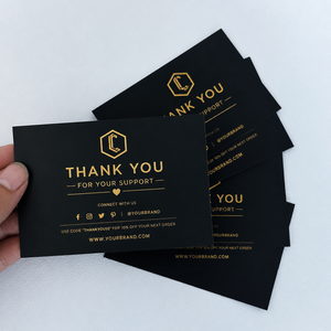 Tarjetas <span class=keywords><strong>de</strong></span> Papel Impresas Personalizadas, <span class=keywords><strong>Tarjeta</strong></span> <span class=keywords><strong>de</strong></span> Agradecimiento, <span class=keywords><strong>Tarjeta</strong></span> <span class=keywords><strong>de</strong></span> Felicitación para Pequeñas Empresas con Sobre y Pegatinas - Product Image 5