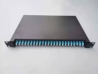 FTTH 19 pouces ODF 1U 24 ports SC, panneau de brassage fibre optique vide, compatible GPRS, SM/MM/OM3, plaque laminée à froid, garantie 3 ans