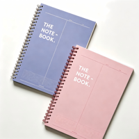 Carnet à spirale minimaliste personnalisé en carton premium, avec motifs et formats sur mesure, pages quadrillées, journal intime pour étudiant