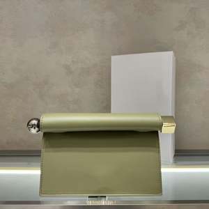 Bolso de mano plegable de piel de oveja para mujer, estilo nicho francés, a la moda, con cadena, para llevar al hombro o cruzado, novedad 2026 - Product Image 5