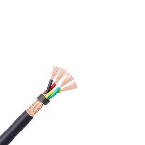 Cable de alimentación estándar nacional RVSP Cable blindado de par trenzado Equipo mecánico Cable de línea de control