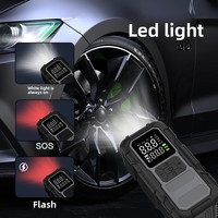 Alimentation d'urgence pour voiture, compresseur d'air embarqué, démarreur de batterie tout-en-un, batterie externe DC 14,8V 150 PSI U26002