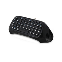 Clavier sans fil pour manette de jeu PS4 V3.0 BT, clavier détachable USB pour manette PS4