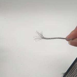 1-2 mét vàng và bạc đàn hồi dây với đàn hồi tag Rope long lanh dây - Product Image 2