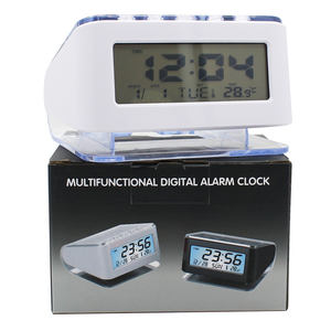 Fancy Creative Multi-functional Promotional Office Home Decor Acrylic Calendar Nightlight Smart Electronic Alarm <strong>Clock</strong> - Product Image 5