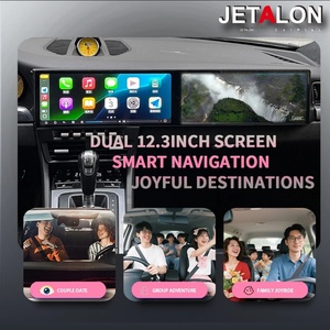 เครื่องเล่นวิดีโอมัลติมีเดียจอคู่ขนาด 12.3 นิ้ว สำหรับรถยนต์ 911 (991) ปี 2012-2018 ระบบ Android 15 วิทยุติดรถยนต์พร้อมระบบนำทาง GPS 4G CarPlay ช่องเสียบ USB 1 - Product Image 4