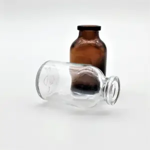 Homay包装高品质5毫升7毫升10毫升20毫升30毫升50毫升100毫升透明琥珀色成型无菌玻璃注射瓶抗生素
