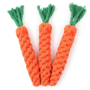 <strong>Wholesale</strong> Carrot Shape Cotton Rope Braided <strong>Pet</strong> <strong>Toy</strong> <strong>Durable</strong> Molar Teeth Cleaning Dog <strong>Toy</strong> interactive <strong>chewing</strong> <strong>toy</strong> for puppy - Product Image 6