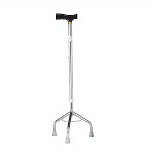 Bastón Trípode de 3 Patas, Bastón de Aluminio Ajustable en 10 Niveles, Base de Acero, Empuñadura de PVC, Capacidad de Carga de 100 kg, Bastón para Personas Mayores - Product Image 1