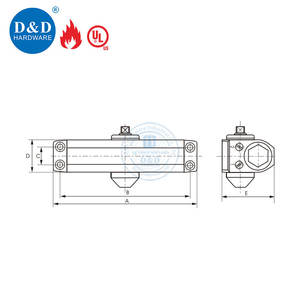 Cierrapuertas Automático con Resorte de Brazo Regular, con Certificación UL, para Edificios Comerciales - Product Image 6