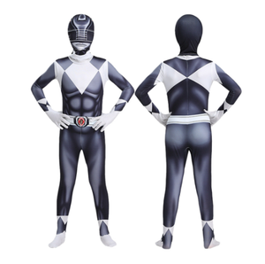 Déguisement Cosplay Mighty Power Adulte Enfant, Combinaison Masque Super-héros Zentai, Fête Carnaval <span class=keywords><strong>Rangers</strong></span>, Body Cosplay - Product Image 4
