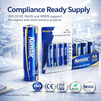 Pila Alcalina AAA de 1.5V, Pila Seca Aaa Am4 LR03 con Certificación CE KC