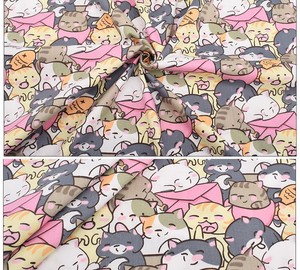 8pcs Cute Animals Cotton Craft Fabric Bundle Squares Cat Dog Prints Patchwork DIY Sewing Scrapbooking <strong>Quilting</strong>