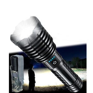 Linterna Recargable USB de Alta Potencia de 2000lm, Impermeable IP67, Aleación de Aluminio, Enfoque Ajustable, Modo SOS, Distancia de Haz de 200-300M - Product Image 1