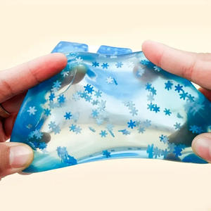 Super Solid Squeeze Sensory Toy Unisexe 3 + Years Kids Stress Relief Couleurs Assorties Blue Ice Cubes Maltose - Product Image 5