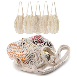 Qualité supérieure <span class=keywords><strong>Pas</strong></span> <span class=keywords><strong>Cher</strong></span> Réutilisable Écologique Maille Épicerie Sac Fruits Légumes Produire Crochet Coton Net Sac - Product Image 1