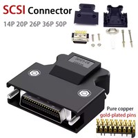 Connecteur SCSI à 26 broches pour servomoteur Mitsubishi/Yaskawa/Delta/Panasonic, connecteur SCSI (SM) 14P 20P 26P 36P 50PIN, 2 pièces, 5 pièces