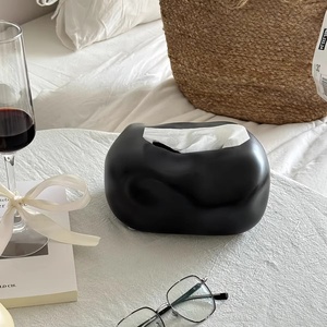 Caixa de Lenços de Cerâmica Criativa por Atacado, Estilo Americano, Feita à Mão, Suporte Durável para Guardanapos, Cor Personalizada, para Sala de Estar, Casa e Restaurante - Product Image 6