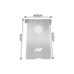 Plaque de protection en aluminium 40,8 cm x 61 cm pour Toyota Prius 2016-2021, protection du catalyseur - Product Image 1