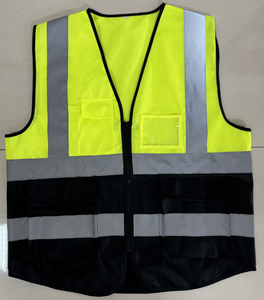 Kunden spezifisches Logo 4 Taschen Multifunktion ale Arbeits sicherheits weste Großhandel Außen konstruktion Reflektierende Sicherheits weste - Product Image 5