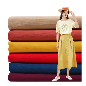 50 brokat Mitong strip musim panas item laris peregangan 65% katun 32% nilon 3% spandeks garis kemeja kain untuk gaun