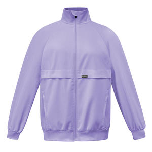 Blouse de <span class=keywords><strong>travail</strong></span> <span class=keywords><strong>médicale</strong></span> unisexe à manches longues, col chemise, style uniforme de baseball, couleur unie blanche, avec poche intérieure, pour infirmière - Product Image 5