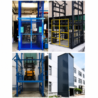 Nuevo Modelo 2026: Elevador de Carga con Riel Guía, Elevador Hidráulico Industrial para Mercancías, Transporte Vertical para Almacenes