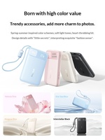 Batterie externe autonome Baseus EnerFill FC11 avec câble intégré, 22,5 W, 20 000 mAh, affichage numérique, charge rapide
