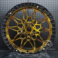 Jantes forgées OEM 9.5Jx19 10.5Jx20 5x112 personnalisées en fibre de carbone avec beadlock, couleur or, pour course de dragster, compatibles BMW G80 M3 G82 M4 G87 M2 G81